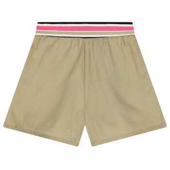 Girls Beige Shorts