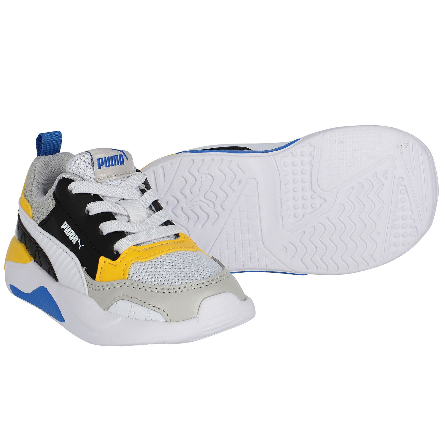 White & Grey X-Ray 2 Square AC Trainers, 1, hi-res
