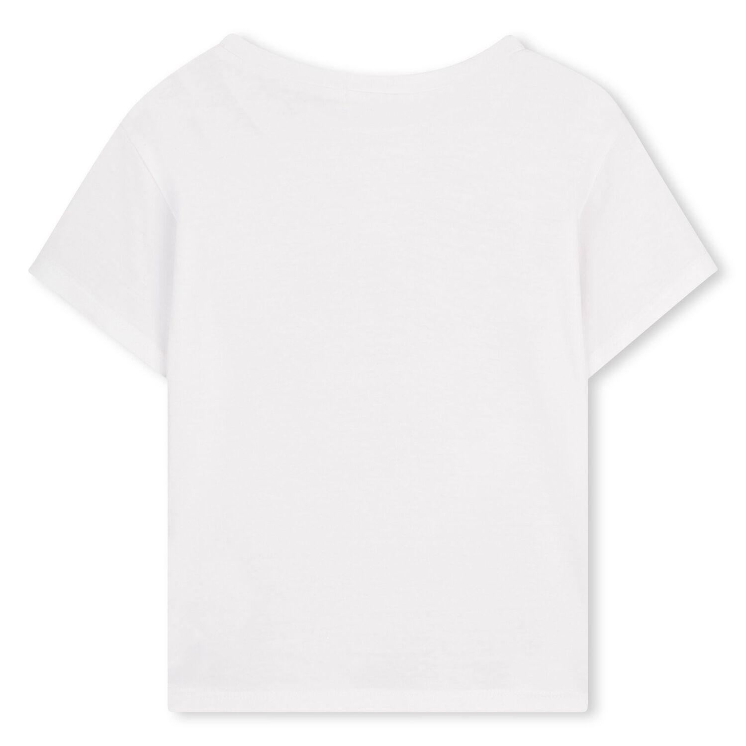Girls White Floral T-Shirt, 1, hi-res