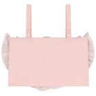 Girls Pink Glitter Tulle Top, 1, hi-res