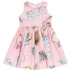 Girls Pink Dress, 1, hi-res