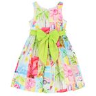 Girls Multi-Colored Bow Dress, 1, hi-res