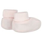 Baby Girls Pink Hat & Booties Gift Set, 3, hi-res
