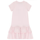 Girls Pink Logo Bag Dress, 2, hi-res