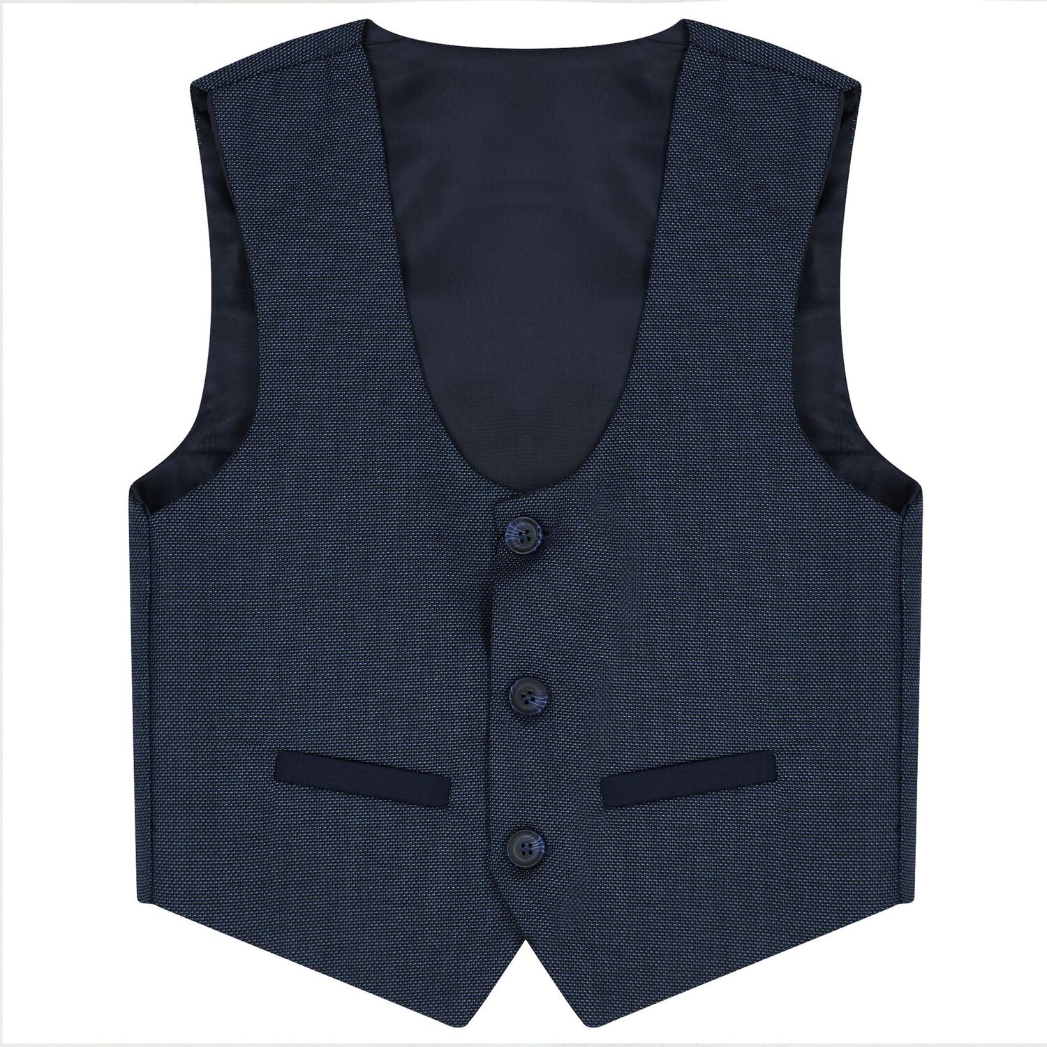 Boys Navy & White Suit Set, 1, hi-res image number null