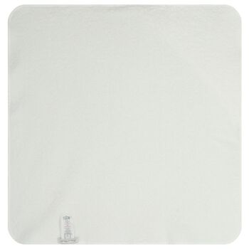 White Logo Baby Hooded Towel