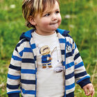Younger Boys Ivory Eskimo Long Sleeve Top, 1, hi-res