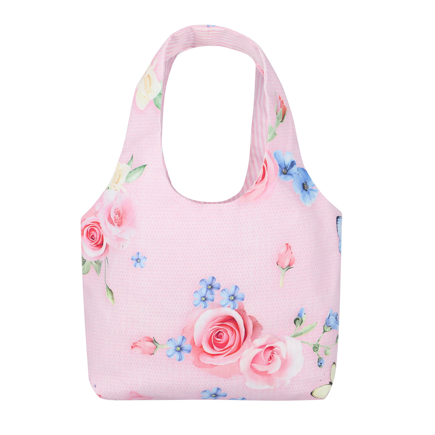 Girls Pink Floral Bag, 4, hi-res