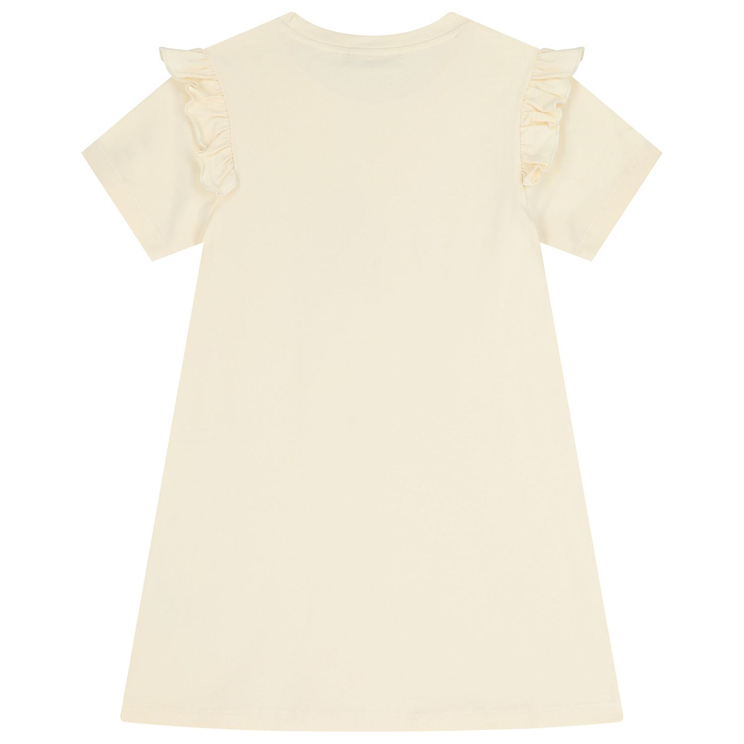Girls Ivory Bag Logo Dress , 1, hi-res