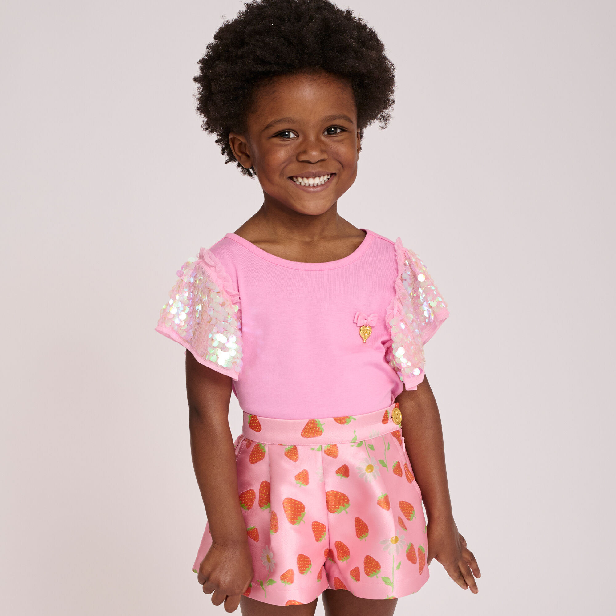 Ladies pink sequin top shop