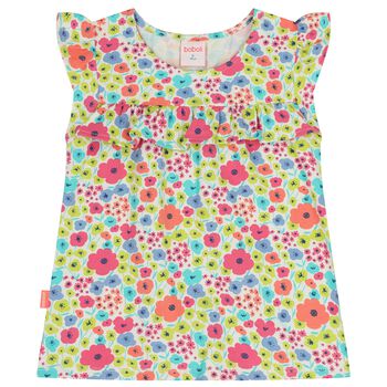Girls Multi-Coloured Floral Blouse