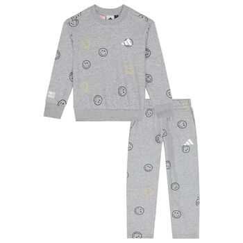 Grey Smiley Logo Tracksuit