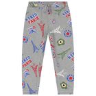 Boys Grey Logo Joggers, 1, hi-res