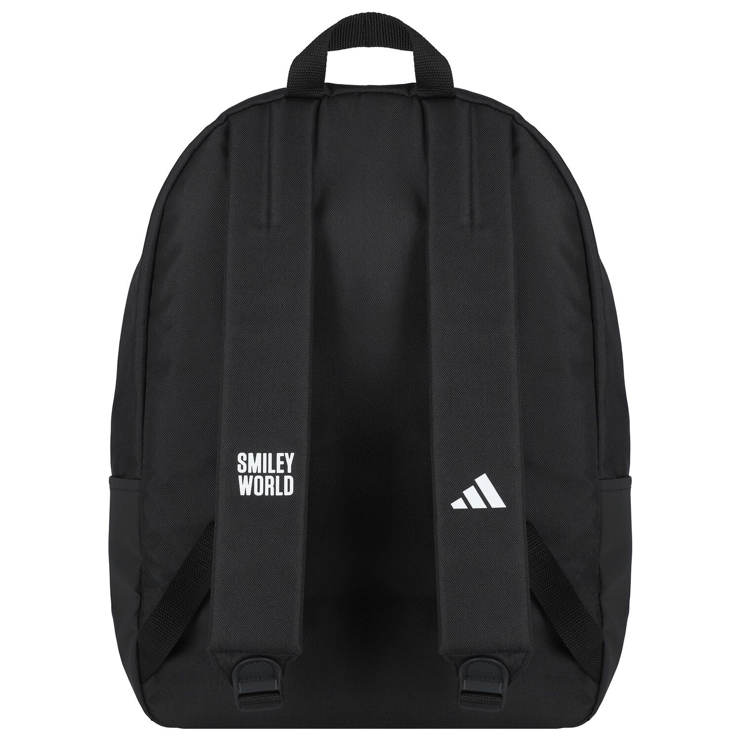 Black Smiley Logo Backpack, 1, hi-res