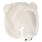 Baby Girls Beige Faux Fur Hat, 1, hi-res