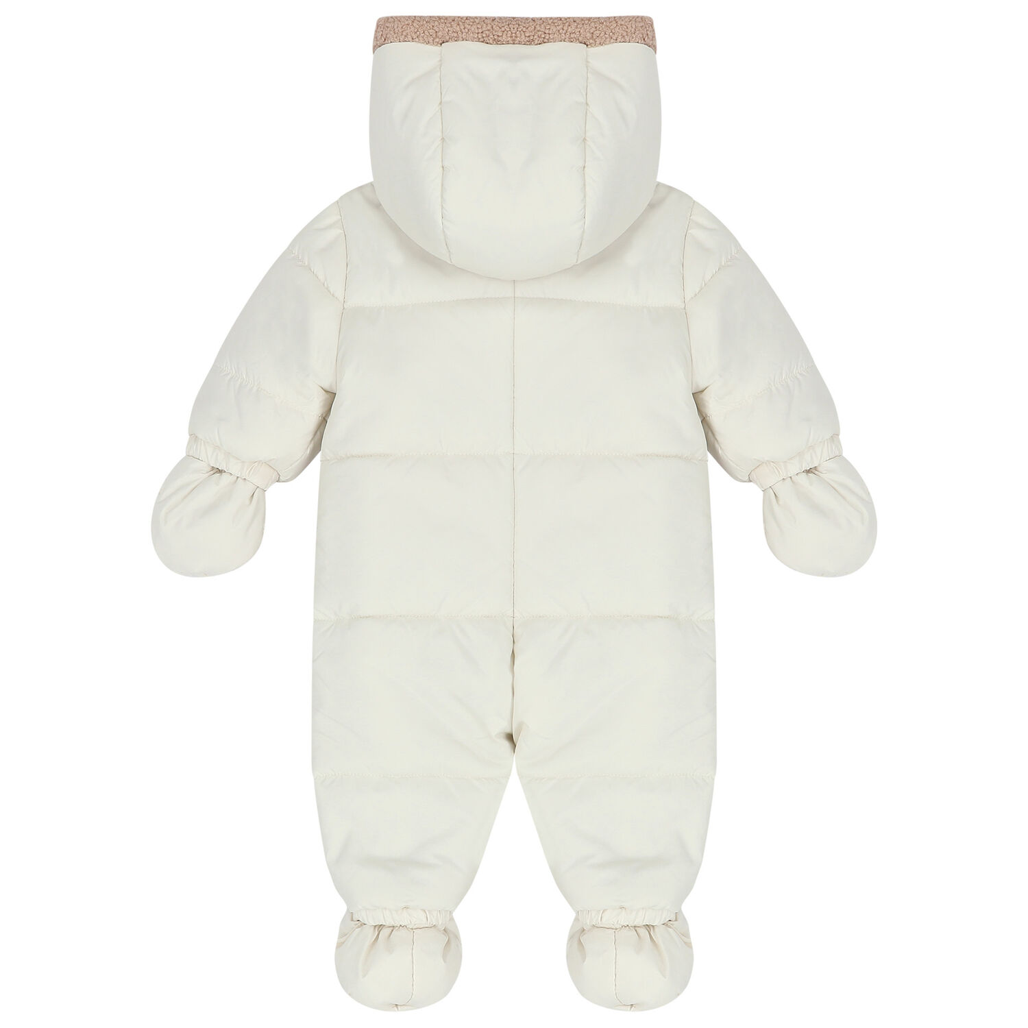 Ivory Baby Snowsuit, 2, hi-res