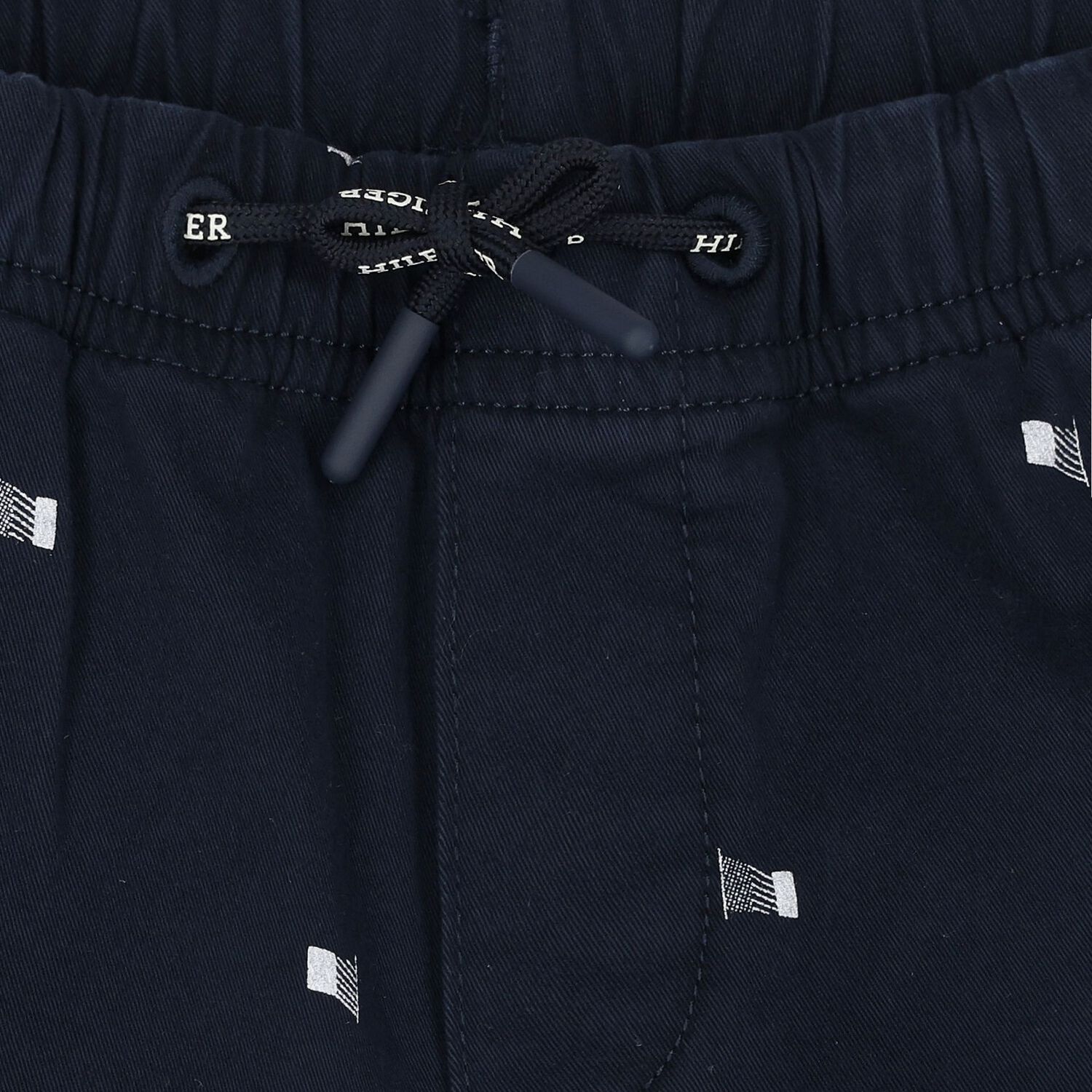 Boys Navy Blue Logo Flag Shorts, 1, hi-res image number null