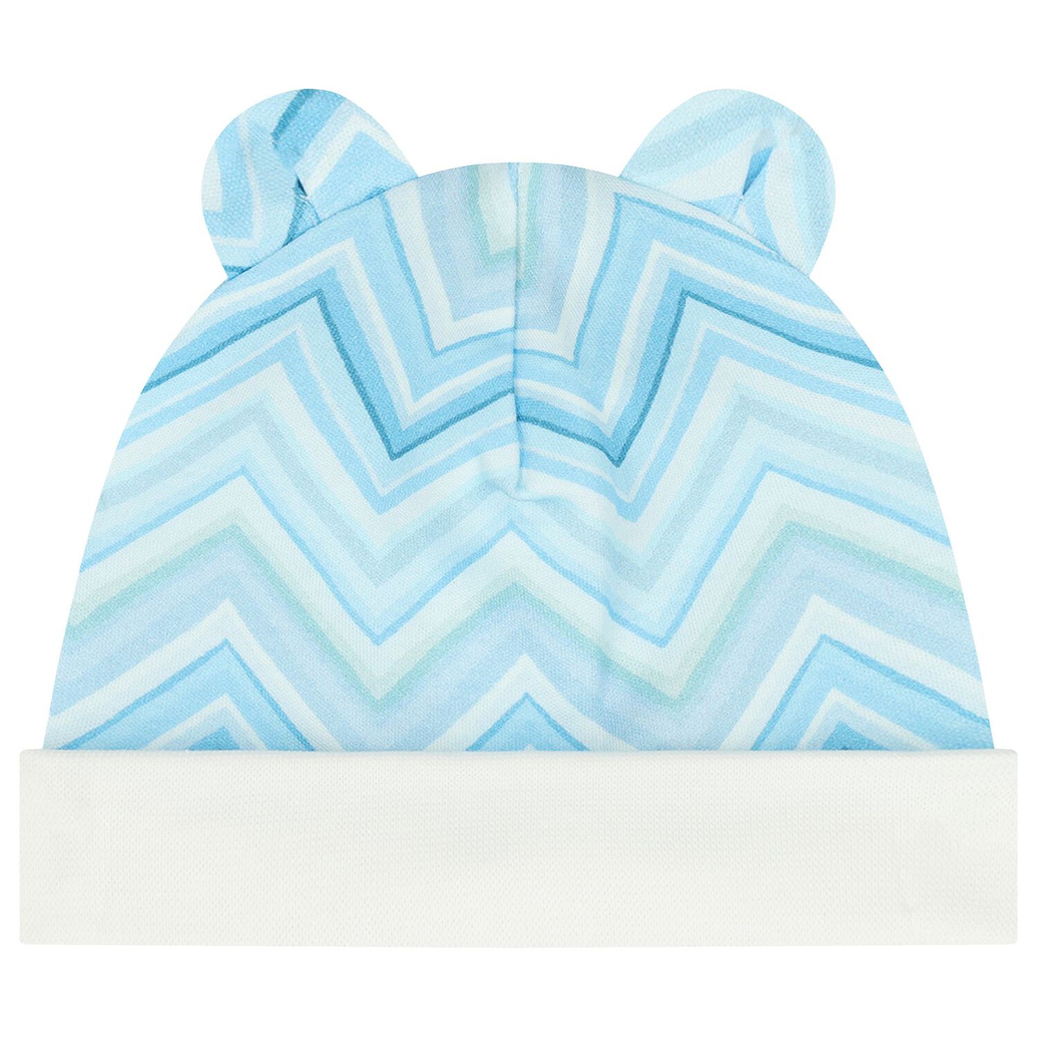 Baby Boys Blue Zig Zag Babygrow Gift Set , 1, hi-res