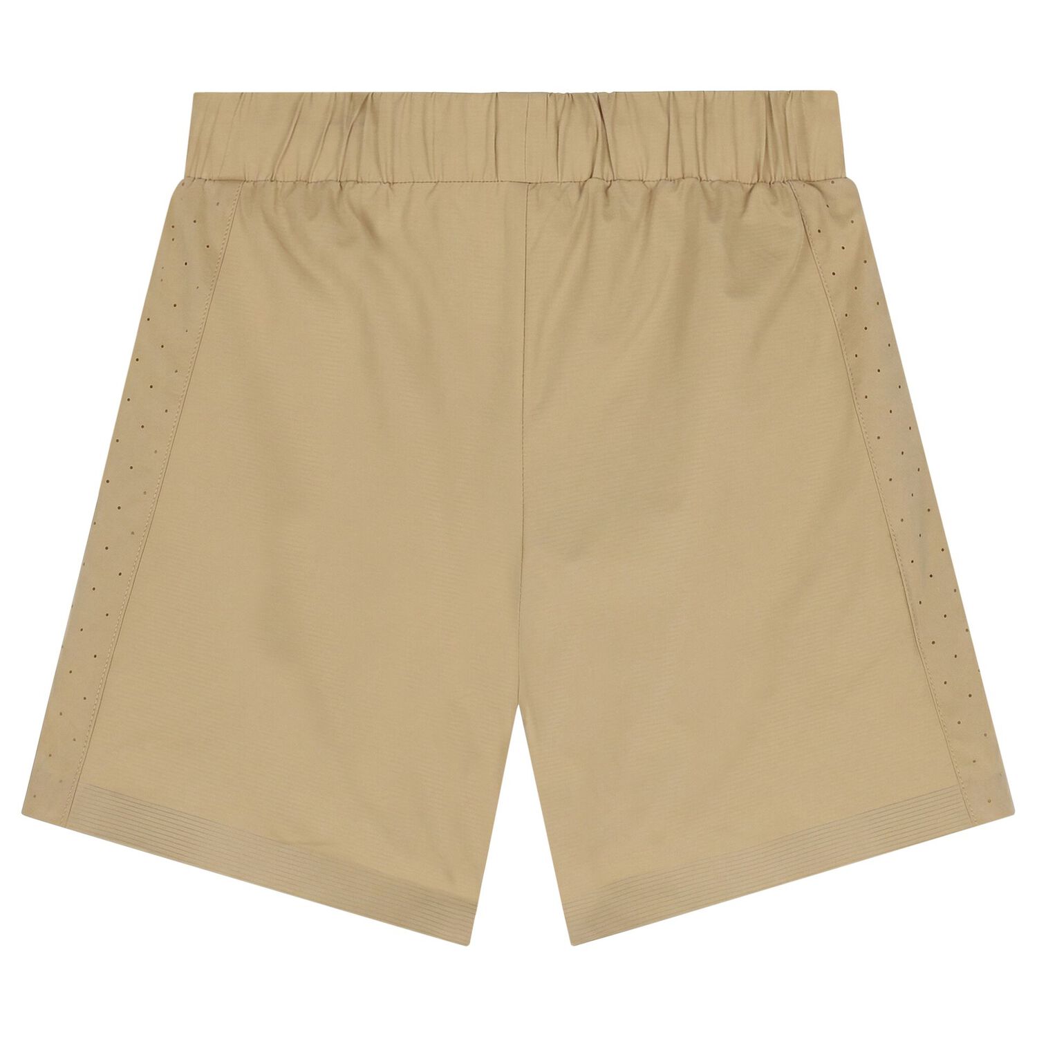 Boys Beige Logo Shorts, 2, hi-res