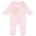 Baby Girls Pink Bunny Babygrow Gift Set, 1, hi-res