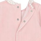 Baby Girls Pink Floral Motif 2 Piece Babygrow, 1, hi-res