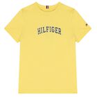Boys Yellow Varsity Logo T-Shirt, 2, hi-res