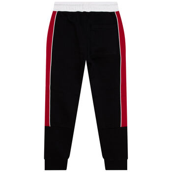 Boys Black Logo Joggers