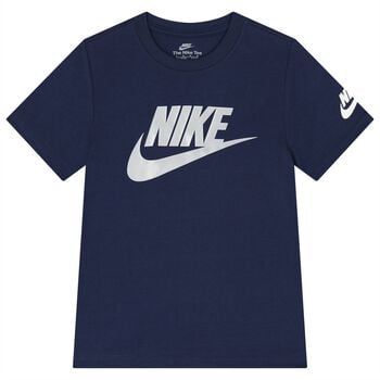 Boys Navy Blue Logo T-Shirt
