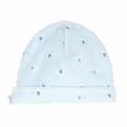 Baby Blue Printed Velour Hat, 1, hi-res