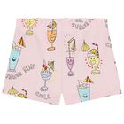 Girls Pink Cocktails Shorts, 1, hi-res