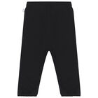 Younger Boys Black Penguin Joggers, 1, hi-res