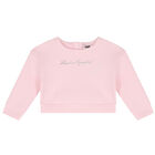 Younger Girls Pink Logo Skirt Set, 1, hi-res