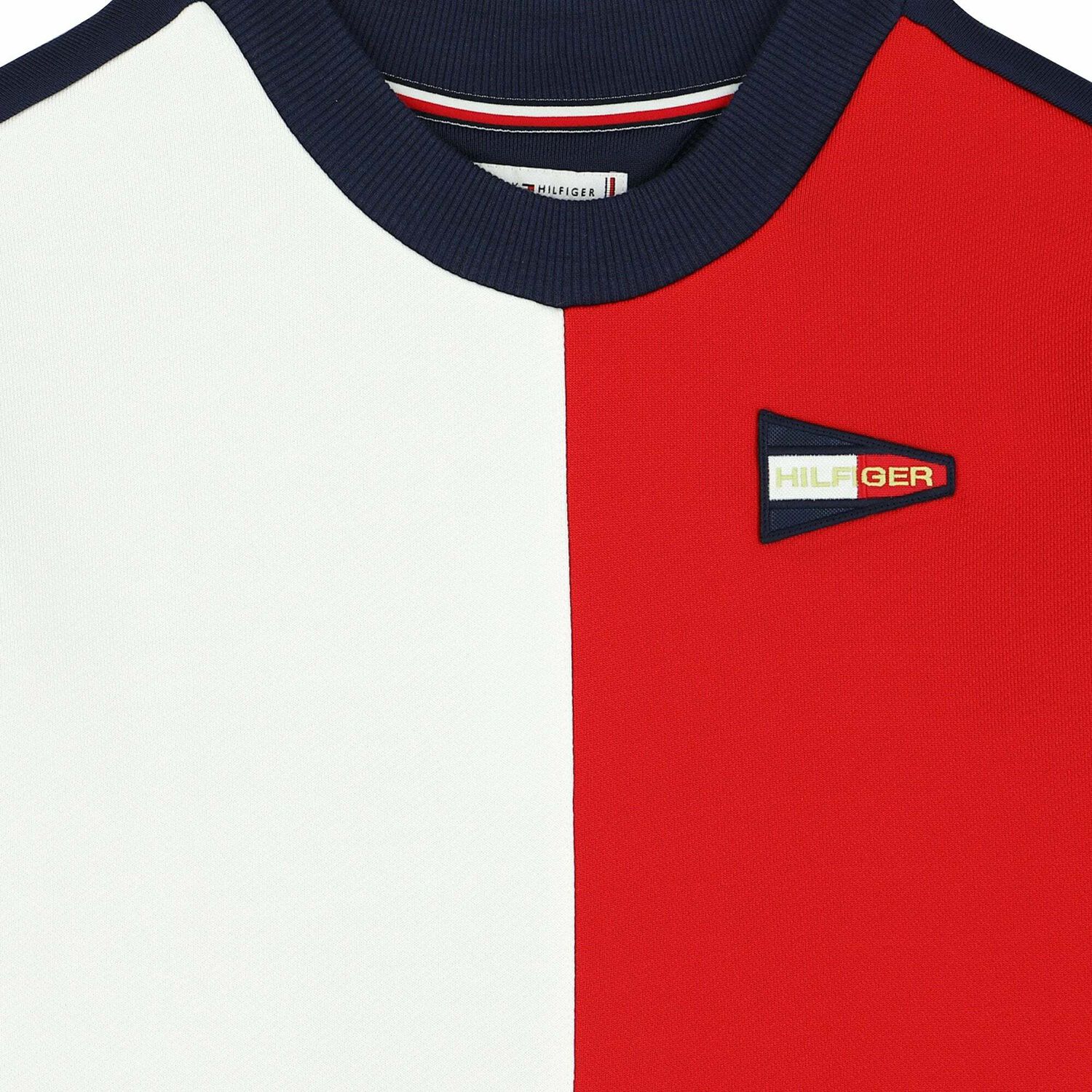 Girls Red, White & Blue Logo Sweatshirt, 1, hi-res image number null