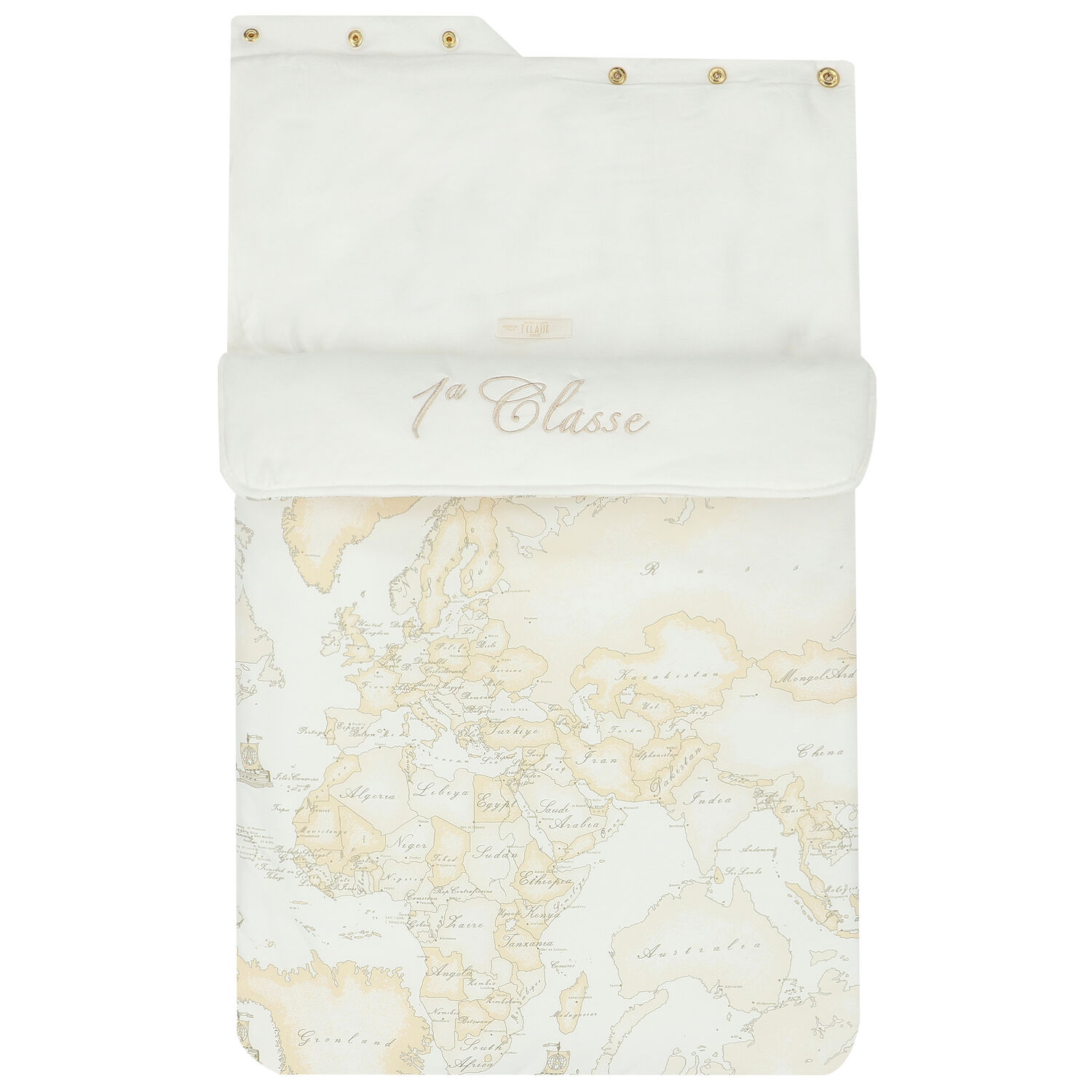 Beige & Ivory Geo Map Baby Nest, 4, hi-res image number null