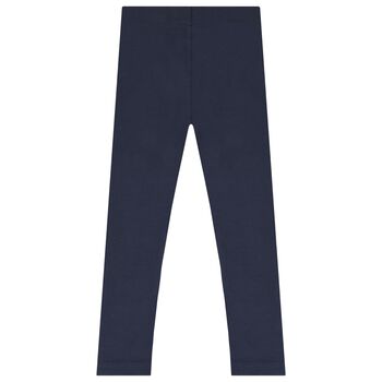 Girls Navy Blue Leggings