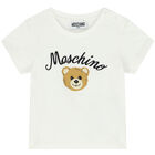 Ivory Teddy Bear Logo T-Shirt, 1, hi-res