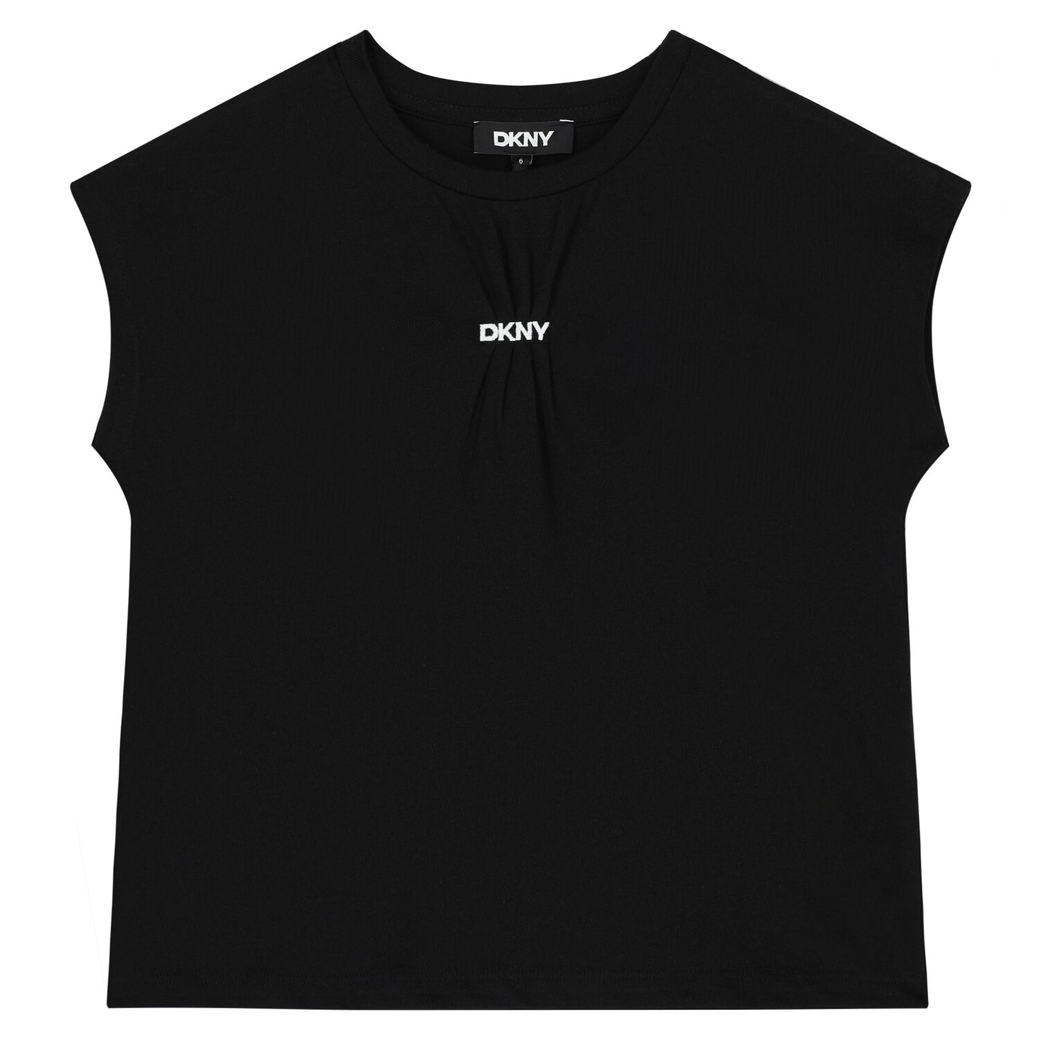 Girls Black Logo T-Shirt, 1, hi-res