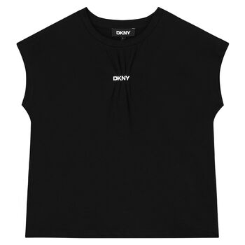 Girls Black Logo T-Shirt