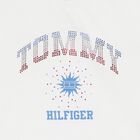 Girls White Rhinestone Logo T-Shirt , 3, hi-res