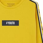 Boys Yellow Long Sleeve Top, 1, hi-res