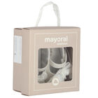 Baby Girls White Shoes & Headband Set, 2, hi-res