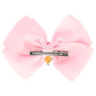 Girls Fairy Pink Bow Hairclip, 5, hi-res