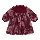 Baby Girls Red Floral Tulle Nadiya Dress, 1, hi-res