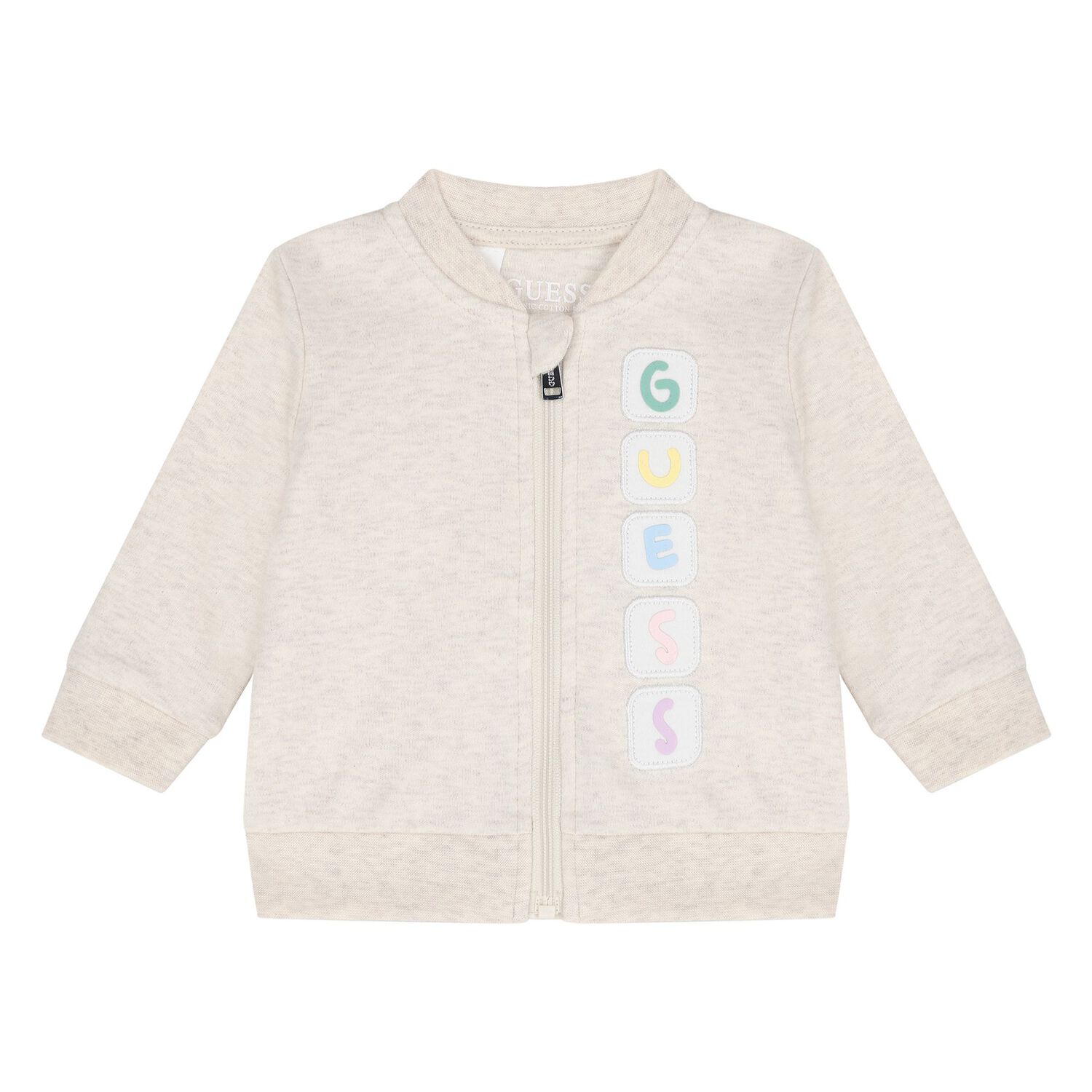 Baby Boys Beige Logo Tracksuit (3 Piece), 1, hi-res image number null