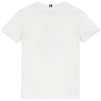 Boys White Graphic T-Shirt