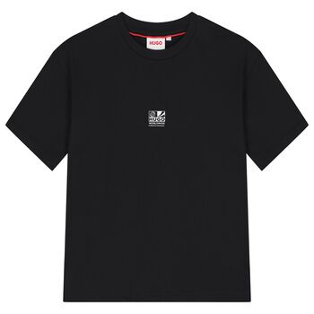 Boys Black Logo T-Shirt