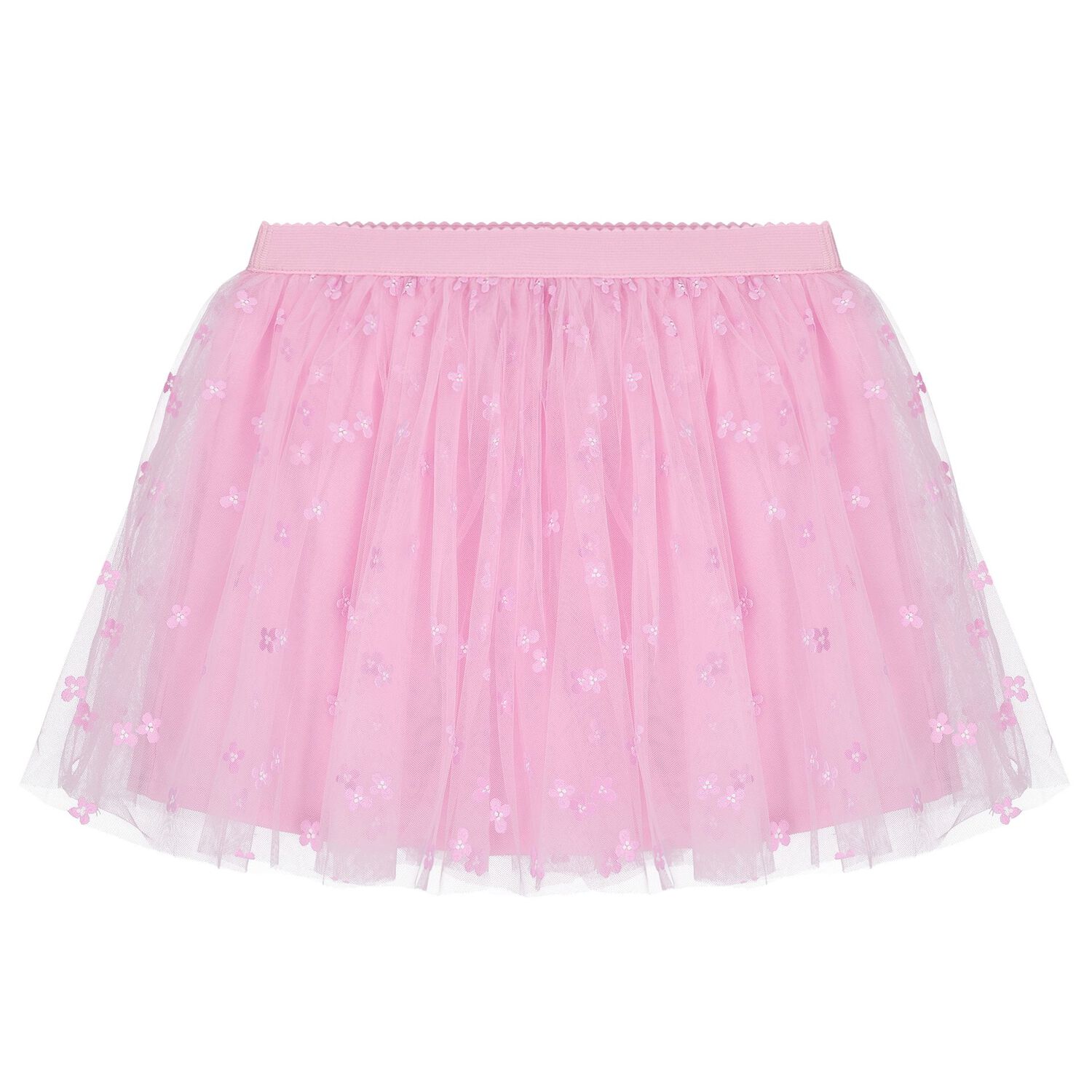 Girls Pink Tulle Skirt Set, 3, hi-res image number null