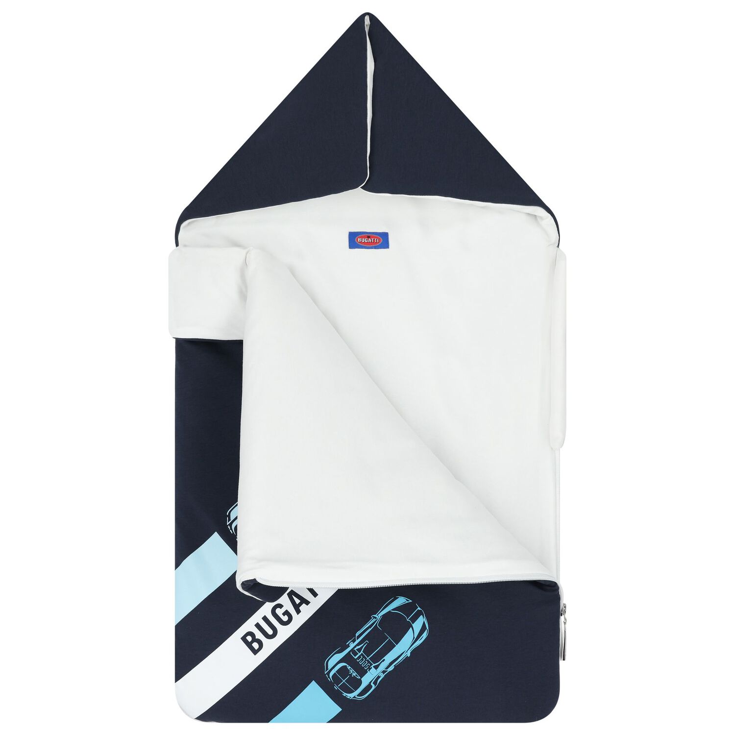 Baby Boys Navy Blue Logo Nest, 1, hi-res