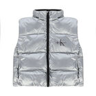 Girls Silver 2-in-1 Logo Padded Puffer Jacket, 1, hi-res