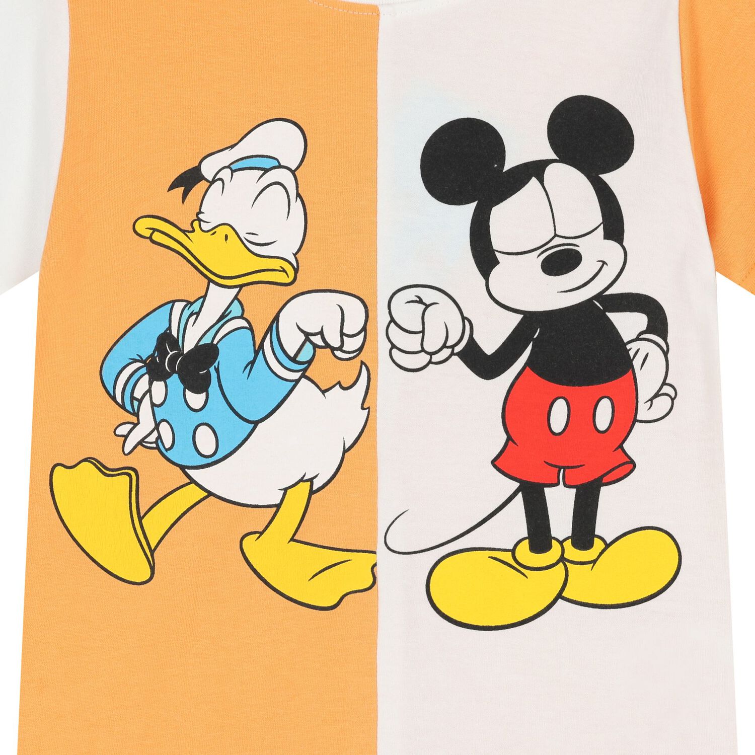 Boys White & Orange Disney Mickey Mouse T-Shirt, 1, hi-res